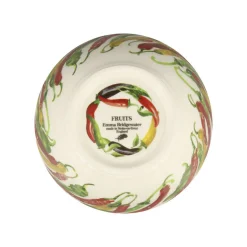 Vegetable Garden Chili Medium Old Bowl