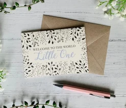 Welcome To The World Little One Greetings Card