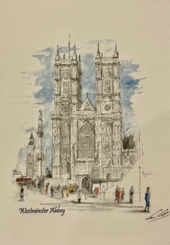 Westminster Abbey Card