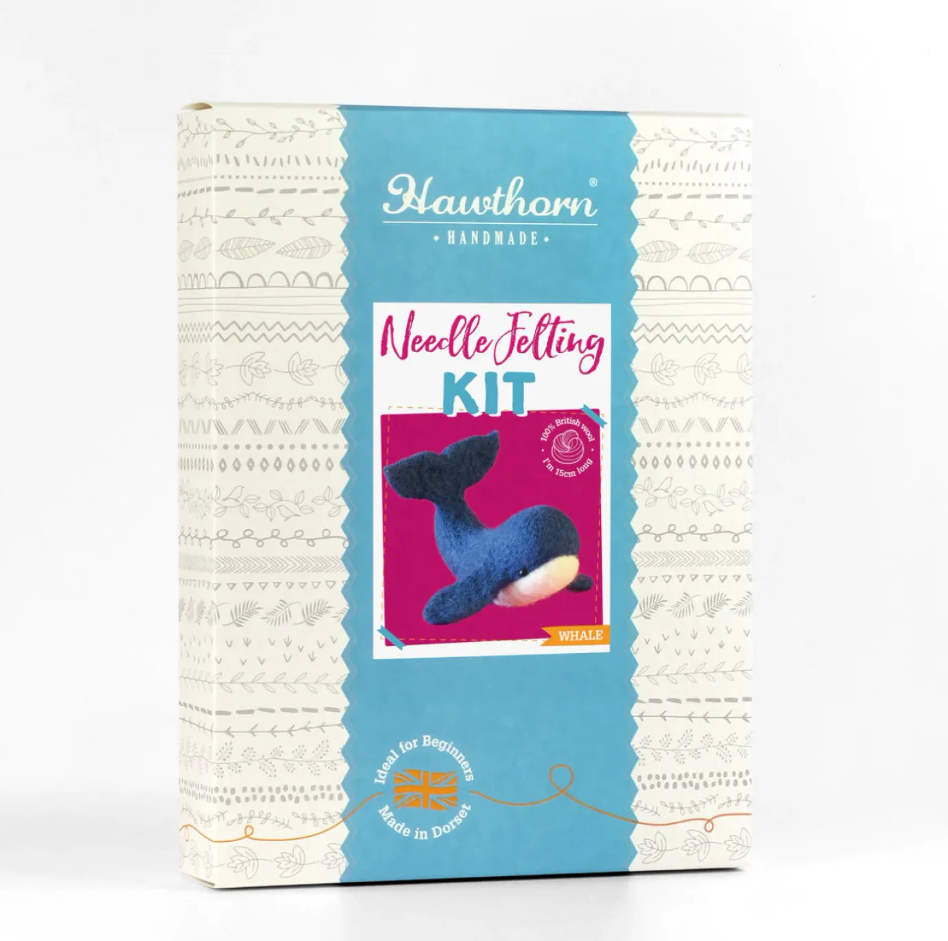 Whale Needle Felting Kit