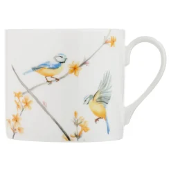 Winter Jasmine & Blue Tit Small Mug