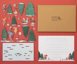 Winter Woodland Pop Out and Build Advent Calendar