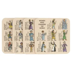 Women Who Changed the World Set of 4 Coasters