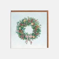 Wreath Christmas Card