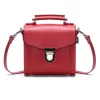 Zatchels Handmade Leather Sugarcube Plus Handbag - Red