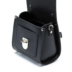 Zatchels Handmade Leather Sugarcube Plus Handbag - Black